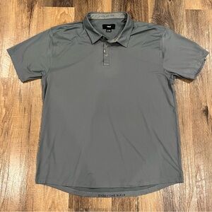 True Linkswear Men's Gray Polo Shirt
